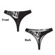 thumbnail image 3 of Fotbe Gothic Skull Drape Tanga Sin Costuras para Mujer con Estampado – Panties Invisibles, Transpirables y Cómodos para Uso Diario-3X-Large, 3 of 6