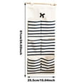 thumbnail image 2 of Over The Door Shoe Organizer Hanging Closet Holder Hanger Storage Bag Rack With Large Mesh Pockets Cotton Linen Fabric Wall Door Hanging Bag Organizer Storage Pouch Storage Cubed, 2 of 3