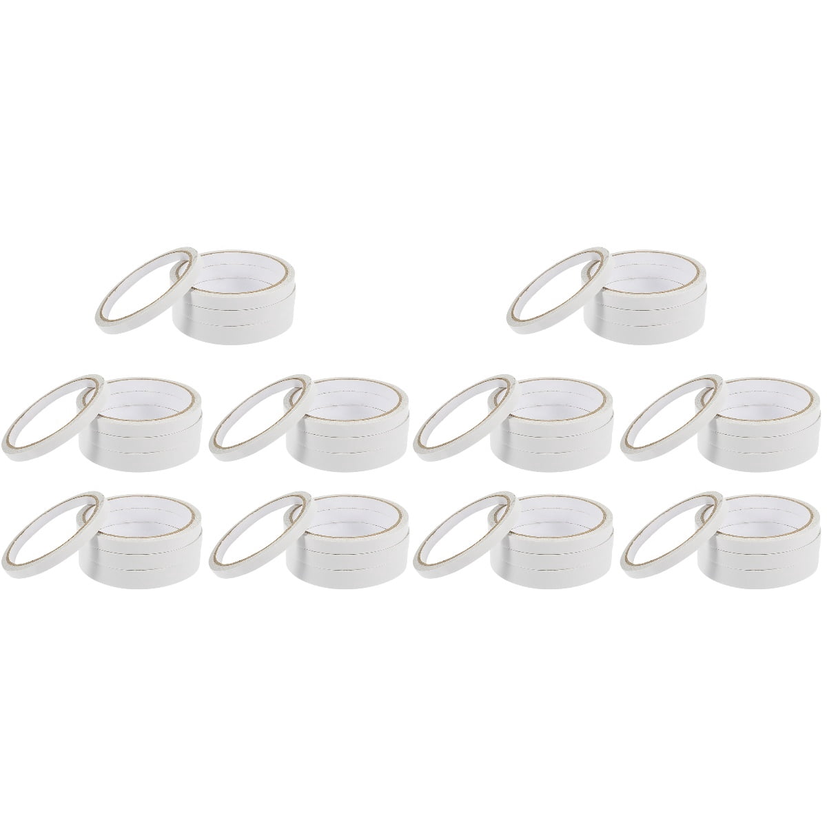 Raindrops 40 Rolls  of Office Double Side Tapes Office Accessories Strong Adhesive Tapes (White)