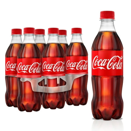Coca-Cola Soda Soft Drink, 16.9 fl oz, 6 Pack (Best Drug Detox Drink For Coke)