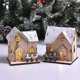 thumbnail image 4 of Cabaña luminosa de madera con luz LED navideña para Navidad, adornos navideños para el hogar, adornos para árboles de Navidad, regalos de Año Nuevo 2024, 4 of 5