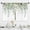 02sage Green, variant on Sage Green Eucalyptus Leaves Kitchen Curtains Short Small Rustic Spring Flower Floral Wooden Botanical Plant Rod Pocket Farmhouse Bedroom Living Room Treatment Fabric 2 Panels 24x26 Inch