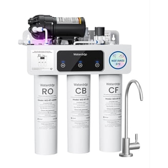 Waterdrop CoreRO Comptoir Osmose Inverse Système,C1H Comptoir RO à 6 Étages, WD-C1H - Bricolage