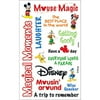 Disney Mickey Rub-Ons Packaged-Mickey Words
