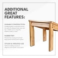 thumbnail image 5 of ToiletTree Products Bamboo Bench with Foot Stool - High-Quality Shower Stool and Foot Stool for the Bathroom or Spa - Stylish Shower Chair for Bathroom Accessories, 5 of 8