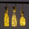 thumbnail image 4 of 6PCS 1m 10LED Solar Powered Cork Shape String Light Waterproof Wine Bottle LED Lamp Warm, 4 of 8