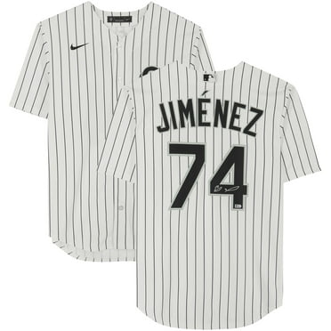 Eloy Jimenez Chicago White Sox Autographed White Pinstripe Replica Jersey - Fanatics Authentic Certified