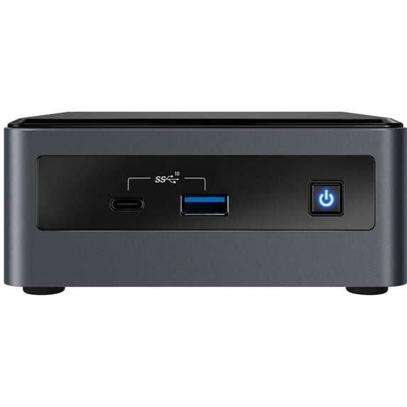 Intel NUC Kit Home & Business Mini Desktop Black (Intel i5-10210U 4-Core, 8GB RAM, 256GB m.2 SATA SSD + 2TB HDD (2.5), Intel UHD, Wifi, Bluetooth, 1xHDMI, SD Card, Win 10 Home)