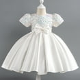 thumbnail image 6 of Princess Dress Up Clothes for Little Girls Princess Dresses for Girls, Pretend Play & Dress Up Princess Costume White 4-5 Years, 6 of 7