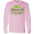 thumbnail image 3 of Inktastic Shamrock Squad with Four Leaf Clovers Long Sleeve T-Shirt, 3 of 5