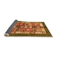 thumbnail image 2 of Ahgly Company Indoor Rectangle Abstract Orange Modern Area Rugs, 5' x 7', 2 of 4