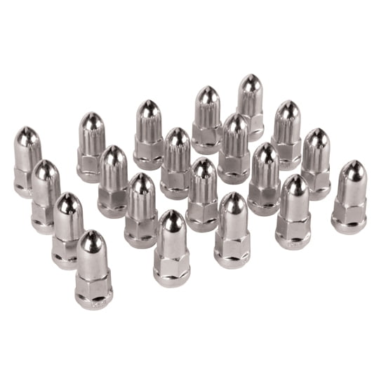 Rocket Racing Wheels C1004B20 Bullet Lug Nuts, 1/2 Inch RH, Set/20