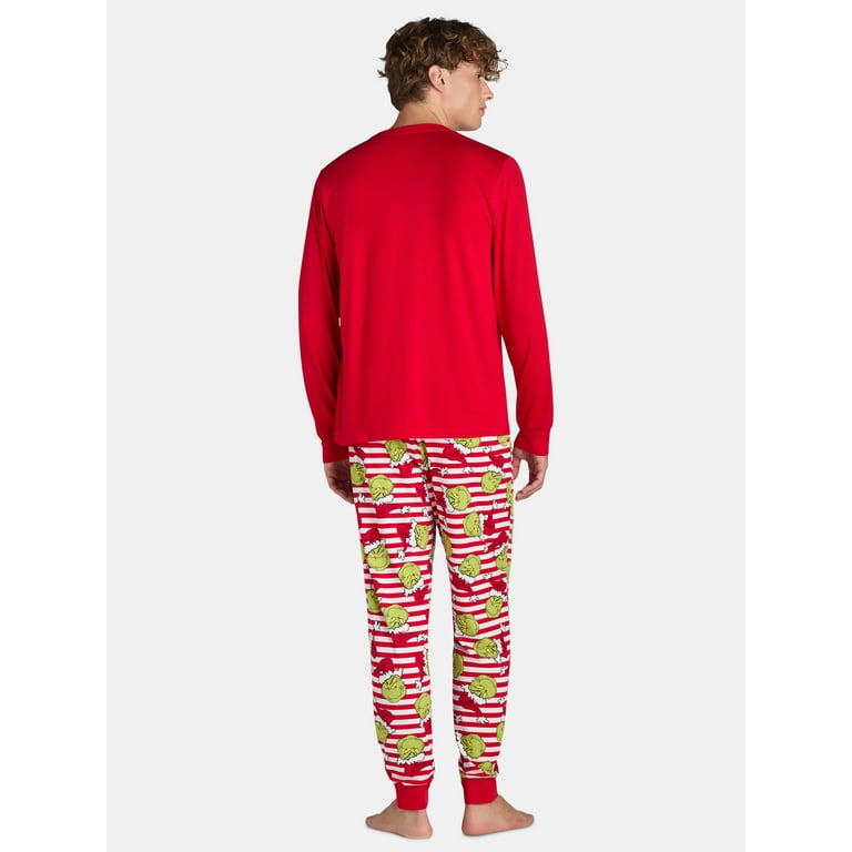 The Grinch Men s Matching Family Pajama Set 2 Piece Sizes S 3XL