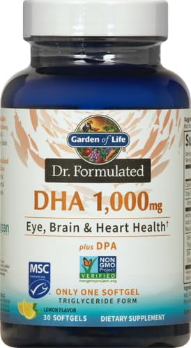 Garden of Life - Dr. Formulated DHA 1,000mg, Lemon, 30 Softgels