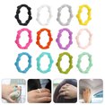 thumbnail image 3 of 12pcs Heart Shape Silicone Rings Breathable Sports Rings Silicone Wedding Ring, 3 of 8