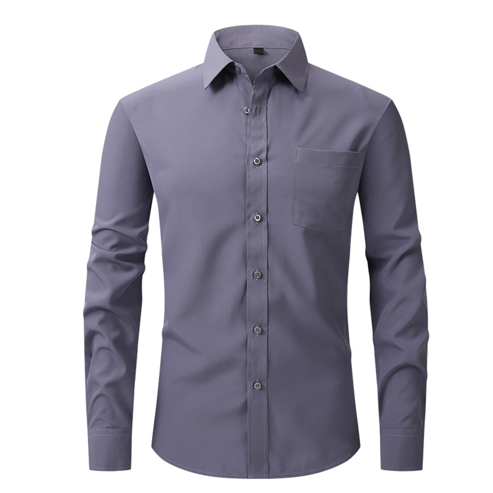 Long Sleeve Dress Shirts for Men Business Casual Button Down