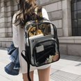 thumbnail image 6 of Ttyddzy Clear Backpack Heavy Duty PVC Transparent Backpack for College Workplace, Twin Dragons, 6 of 8