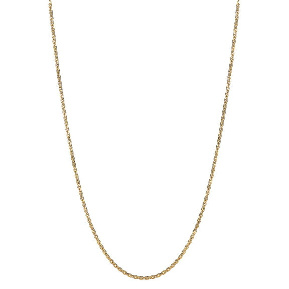 14k Solid Gold Yellow Cable Link Chain Necklace 1.5 Mm 24 Inches
