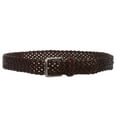 thumbnail image 2 of Women's 1 3/8" Braided Woven Solid Leather Belt, 2 of 3