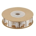 thumbnail image 1 of CIMAXIC christmas 1 Roll Christmas Decoration Ribbon Gift Ribbon DIY Supplies Xmas Printing Ribbon,359.96"X0.59"X0.04", 1 of 4
