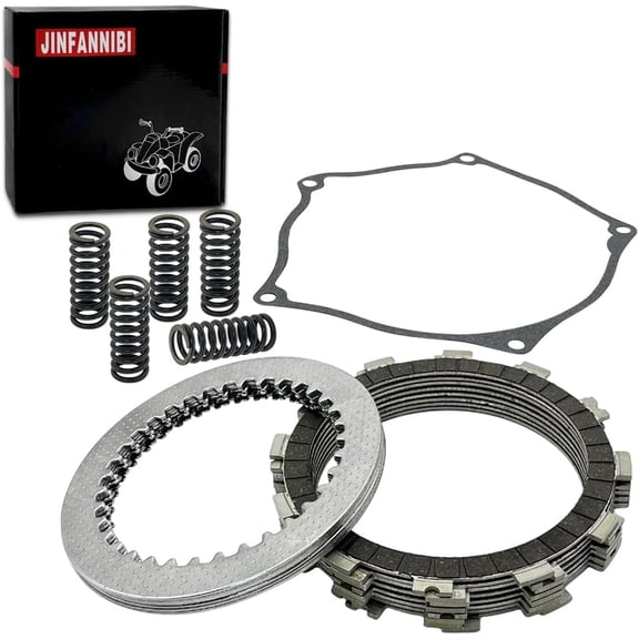 Clutch Kit Heavy Duty Friction Steel Plates Springs & Cover Gasket Set for Kawasaki KX250F 2009-2019 | 13088-0018 13089-0005