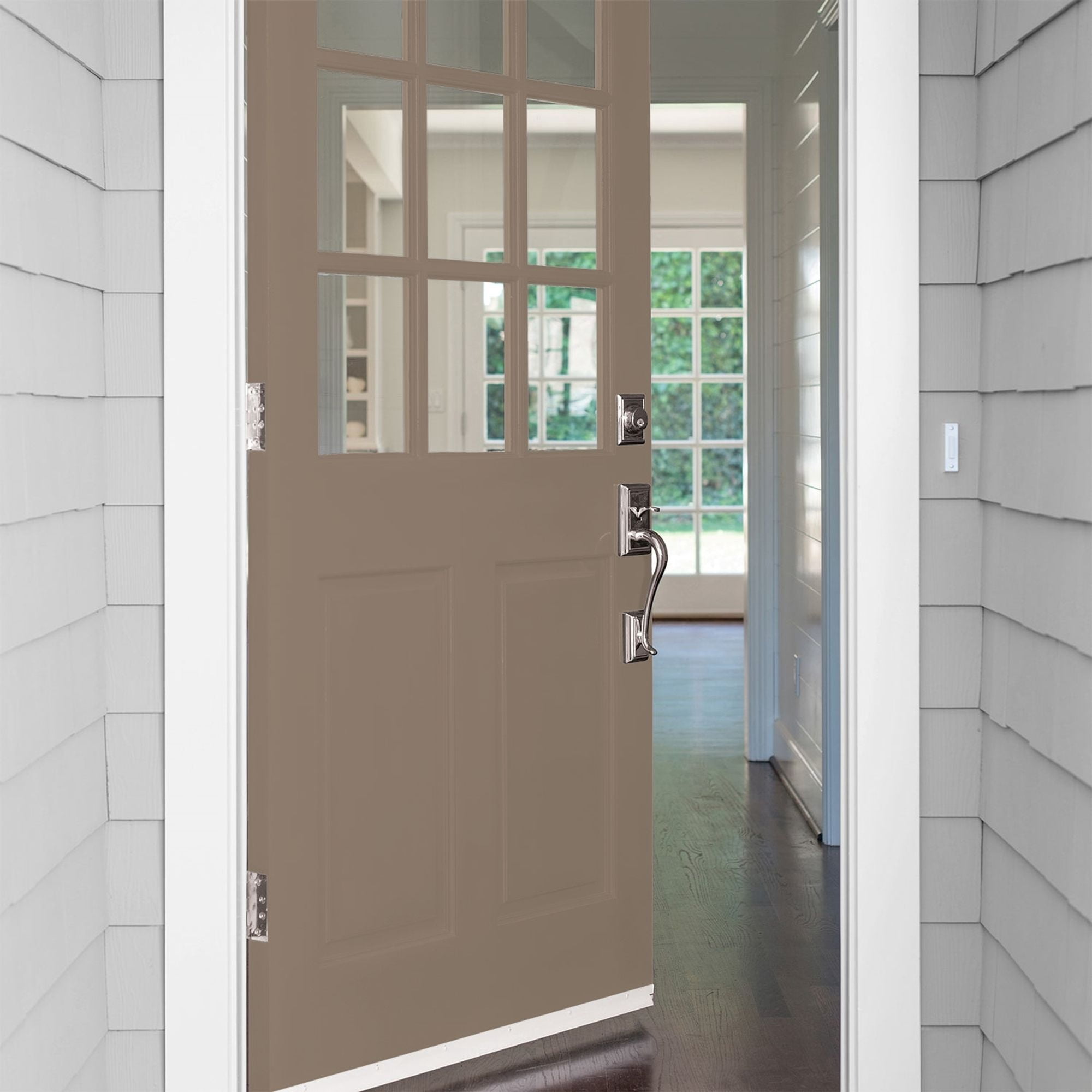 Glidden High Endurance Plus Thunderbird Satin Exterior Paint and Primer, 1 Quart