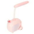 thumbnail image 2 of Luz de lectura para niños Base estilo TV Cuello de cisne flexible Carga USB Lámpara de escritorio LED suave para niños para estudiantes Estudio Trabajo Rosa, 2 of 5