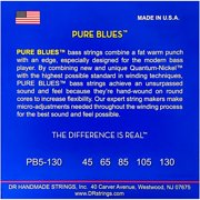 DR Strings PURE BLUES Bass Guitar Strings (PB5-130)