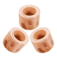 thumbnail image 3 of 3Pcs Bark Planter Wood Flower Container Wooden Barrel Bucket Flower Pot Rustic Plant Pot Succulent Cactus Vase For Party Decor Khaki, 3 of 8