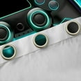 thumbnail image 5 of Feelyou Cyan Games Controller Black Out Curtains, Abstract Stripes Curtains Pack of 2 (42x63 Each), Teens Kids Boys Girls Bedroom Curtains, Window Curtains Decor, 5 of 7