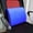 Blue, variant on High Resilience Premium Memory Foam Lumbar Back Support Pillow Sciatica & Pain Relief Seat Office Chair Car Cushion