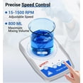 thumbnail image 4 of Ultra-Flat Magnetic Stirrer, Magnetic Stir Plate Mini Lab Stirrers 50-1500 RPM | NO Heating | 100-240 V | Max. Stirring Capacity: 800 mL, 4 of 9