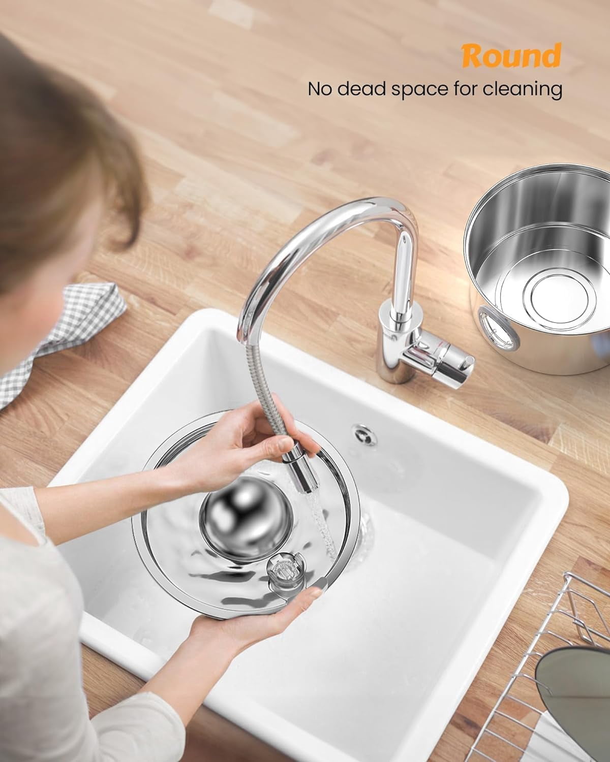 108oz Stainless Steel Cat Fountain with Faucet Design, Multi-Stage Filtration, Water Level Window and Quiet Operation