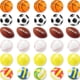 thumbnail image 1 of Pelotas antiestrés de espuma Skylety Mini Sports, 30 unidades, para niños y niñas, 1 of 7