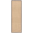 thumbnail image 3 of Safavieh Natural Fiber Jovana Solid Runner Rug, Maize/Brown, 2'6" x 12', 3 of 13