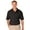 Black, variant on BlueGeneration Mens Solid Wicking Polo - Graphite Large Solid
