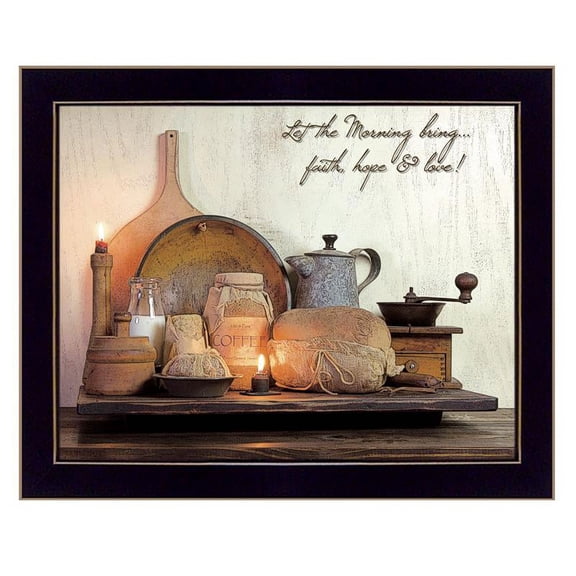 Faith Hope and Love By Susan Boyer Printed Wall Art Wood Multi-Color