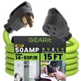 thumbnail image 1 of Cable de extensión GearIt, 50 amperios, RV/EV, 15 pies, 4 clavijas, 250 V, 1 of 8