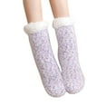 thumbnail image 2 of Dyfzdhu Women Floor Socks Adult Snow Socks Sleep Socks Carpet Socks Autumn And Winter Home Warm Thickened Plush Slippers Socks, 2 of 4