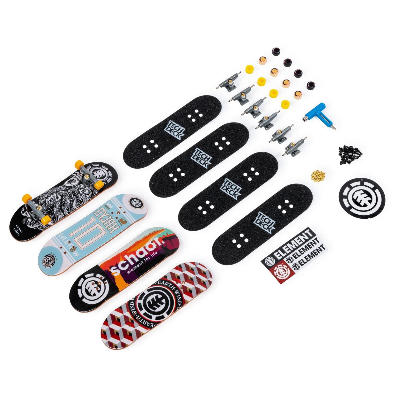 Tech Deck, Ultra DLX 4-Pack Fingerboards (Styles Vary)