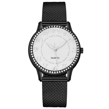 Clearance Now! HIMIWAY Sweatshirt Dress Fashion-Forward Quartz Watch with a Vibrant Strap Quartz Watches Women Watches