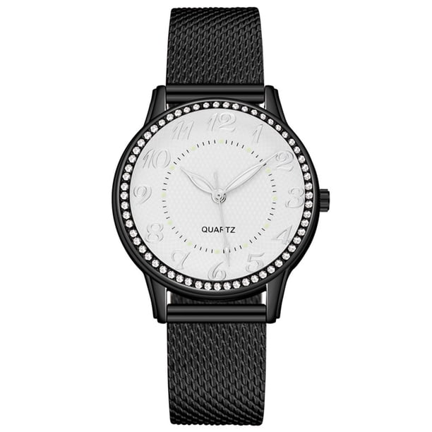 Price Down Sfonq Mothers Day Gift for Grilfriend Womens Watches Luxury Watches Quartz Watch Stainless Steel Dial Casual Bracele Watch,A Buy 2 Save 10%