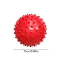 thumbnail image 5 of Pool Toys, 6 Inch Knobby Beach Ball for Teens and Adults, Inflatable Spiky Water Ball for Summer Swimming Pool Parties, Red, 5 of 5
