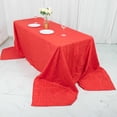 thumbnail image 3 of Efavormart 90" X 156" - Red Accordion Crinkle Taffeta Rectangular Table Cover - Perfect for Wedding Ceremonies, Parties, Upscale Occasions, Birthday Celebrations, and Any Special Event, 3 of 11