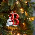 thumbnail image 4 of GQDIN 26 Letter Ornaments Christmas Tree Decoration Personalized Christmas Letter Tree Hanging Pendant Xmas Alphabet for DIY Craft Ornaments Xmas Tree Holiday Home Decorations, 4 of 5