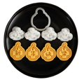 thumbnail image 1 of New Year Fondant Cookie Stamp Heat Resistant Snake Themed Biscuit Mould Plastic Baking Mold for Cake Sugarcraft Tool, 1 of 4