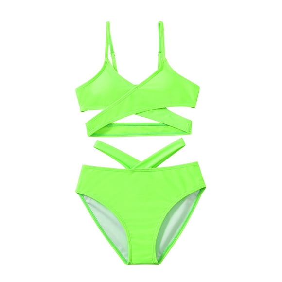Maillot de Bain Fille 2025 Ensemble Bikini de Maillot de Bain Chandail de Bain Deux Pièces Maillot de Bain Maillot de Bain Bikini Combinaison de Bain s Maillot de Bain Bambin s Deux Pièces Maillot de Bain Bambin Haut de Bain Preppy Maillot de Bain 24 Mois Maillot de Bain