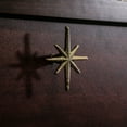 thumbnail image 5 of Zeckos Antique Gold Finish Starburst Drawer Pull Cabinet Knobs Set of 6, 5 of 8
