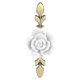 thumbnail image 2 of Uds. Perilla de puerta de armario con cajones de cerámica de estilo europeo, manija para muebles, color blanco pequeño, 2 of 8