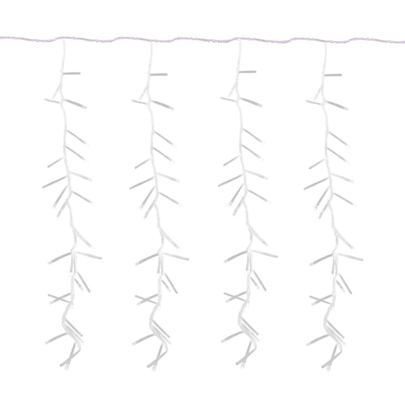 Cortina de Luces La Merced Luz Led Blanca Destellos Importadora La Merced 800 Focos 3.5 m Plástico Alta Resistencia
